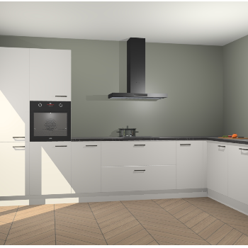 Zijdegrijze keuken Napels 48583