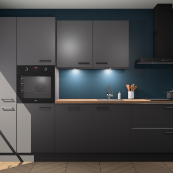 Onyxgrijze keuken Groenland 44148