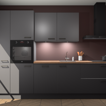 Onyxgrijze keuken Groenland 44149