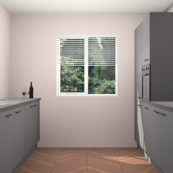 Onyxgrijze keuken Lusaka 44069