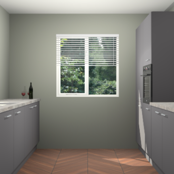 Onyxgrijze keuken Lusaka 44076