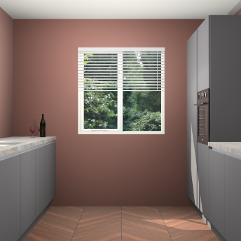 Onyxgrijze greeploze keuken Lusaka 44078