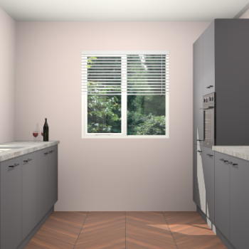 Onyxgrijze keuken Lusaka 44080