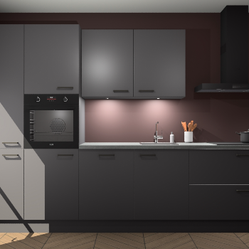 Onyxgrijze keuken Groenland 44229