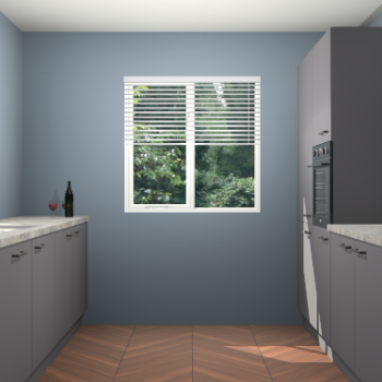 Onyxgrijze keuken Lusaka 44082