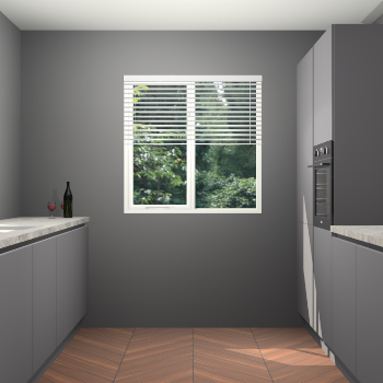 Onyxgrijze greeploze keuken Lusaka 44084