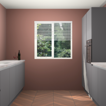 Onyxgrijze greeploze keuken Lusaka 44097