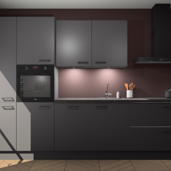 Onyxgrijze keuken Groenland 44235