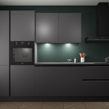 Onyxgrijze greeploze keuken Groenland 44236