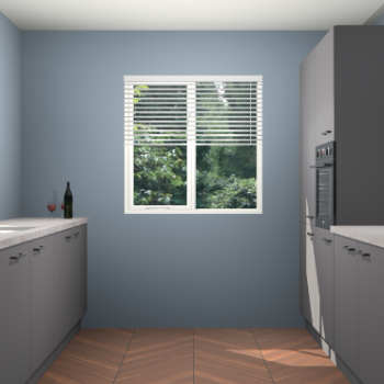 Onyxgrijze keuken Lusaka 44131