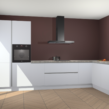 Sneeuwwitte greeploze keuken Napels 49035