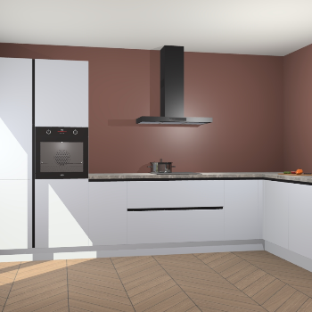 Sneeuwwitte greeploze keuken Napels 49038