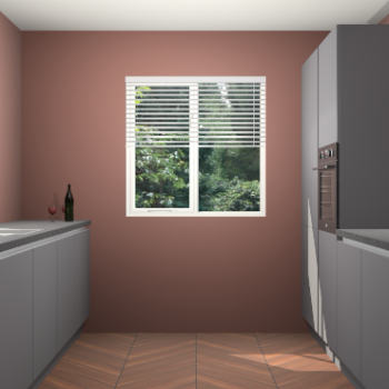 Onyxgrijze greeploze keuken Lusaka 44132