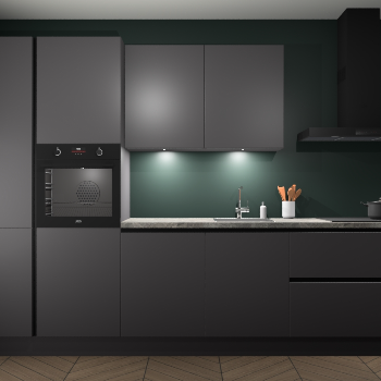 Onyxgrijze greeploze keuken Groenland 44241