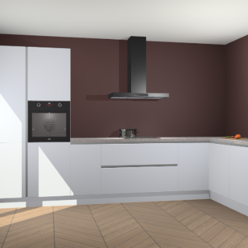 Sneeuwwitte greeploze keuken Napels 49042