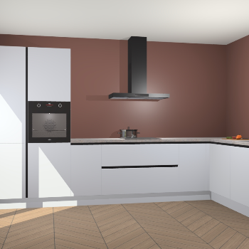 Sneeuwwitte greeploze keuken Napels 49048