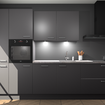 Onyxgrijze keuken Groenland 44243