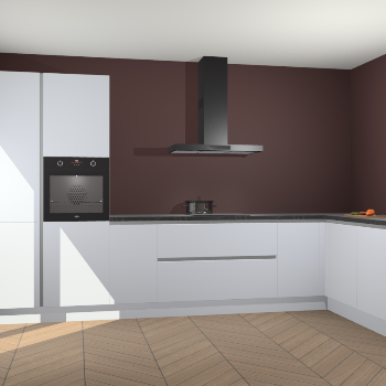 Sneeuwwitte greeploze keuken Napels 49056