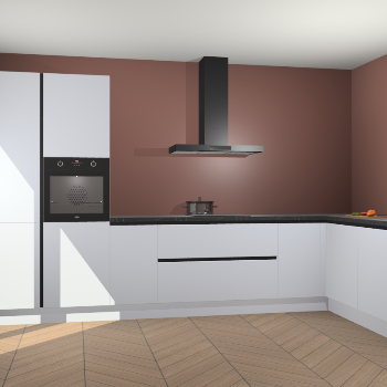 Sneeuwwitte greeploze keuken Napels 49063