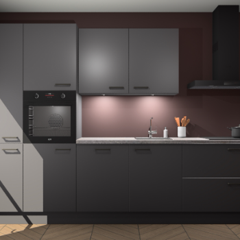 Onyxgrijze keuken Groenland 44246