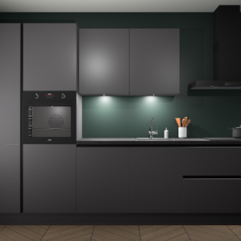 Onyxgrijze greeploze keuken Groenland 44253