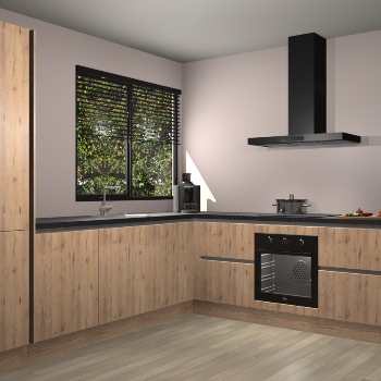 Madera Natuur greeploze keuken Benidorm 49884