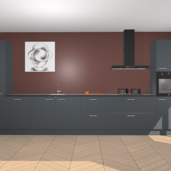 Onyxgrijze keuken Barentsburg 91583