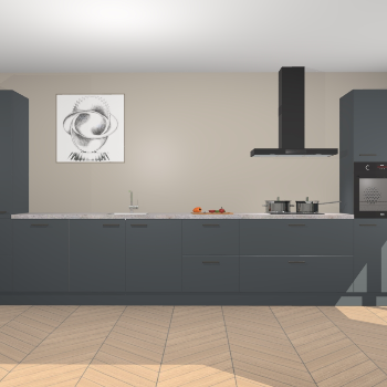 Onyxgrijze keuken Barentsburg 91601