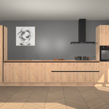 Madera Natuur greeploze keuken Barentsburg 91734