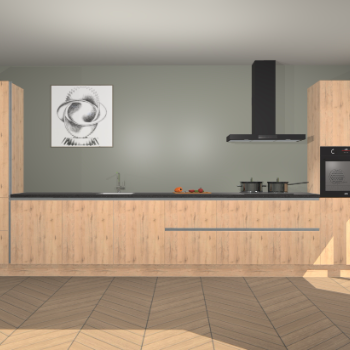 Madera Natuur greeploze keuken Barentsburg 91761