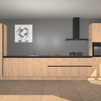 Madera Natuur greeploze keuken Barentsburg 91764