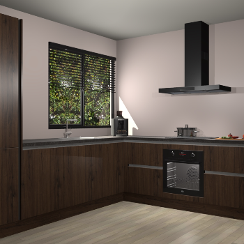 Noten greeploze keuken Benidorm 51116