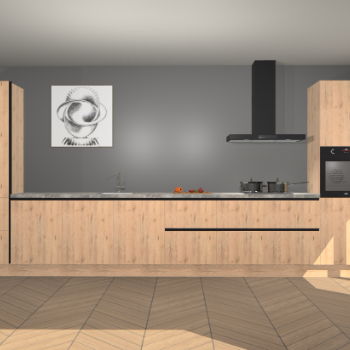 Madera Natuur greeploze keuken Barentsburg 91770