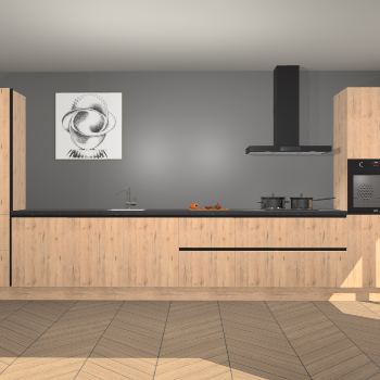 Madera Natuur greeploze keuken Barentsburg 91786