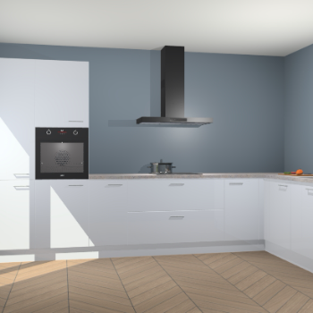 Sneeuwwitte hoogglans keuken Napels 49650