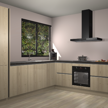 Vuren greeploze keuken Benidorm 51328