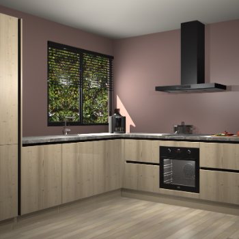 Vuren greeploze keuken Benidorm 51358