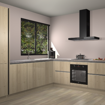 Vuren greeploze keuken Benidorm 51362