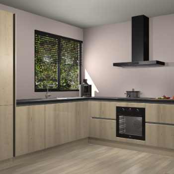 Vuren greeploze keuken Benidorm 51425