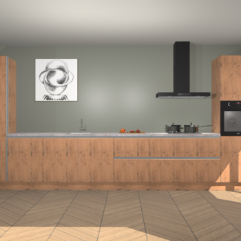 Astoria Eiken greeploze keuken Barentsburg 91815