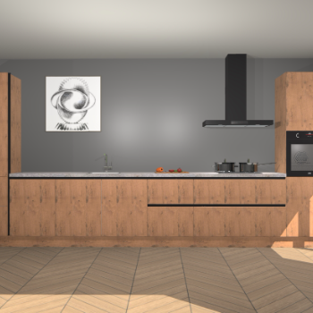 Astoria Eiken greeploze keuken Barentsburg 91818