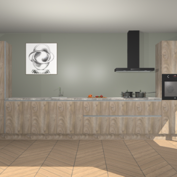 Cantaro Eiken greeploze keuken Barentsburg 91854