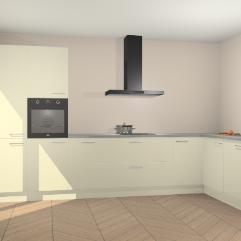 Magnolia hoogglans keuken Napels 50836