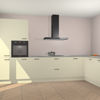 Magnolia hoogglans keuken Napels 50844