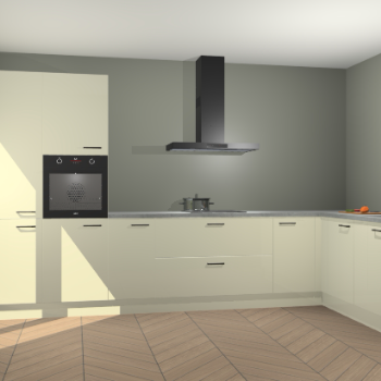 Magnolia hoogglans keuken Napels 50847