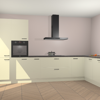 Magnolia hoogglans keuken Napels 50852