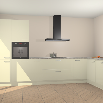 Magnolia hoogglans keuken Napels 50931