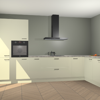 Magnolia hoogglans keuken Napels 50941