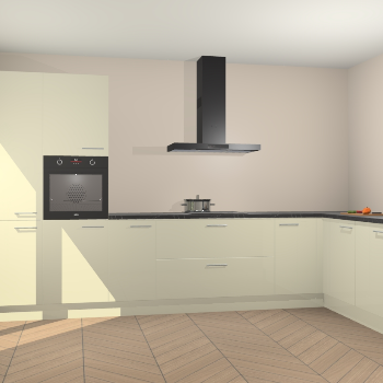 Magnolia hoogglans keuken Napels 50956