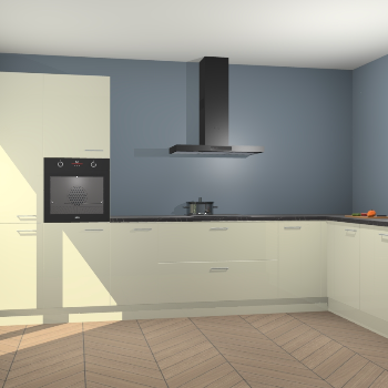 Magnolia hoogglans keuken Napels 50957